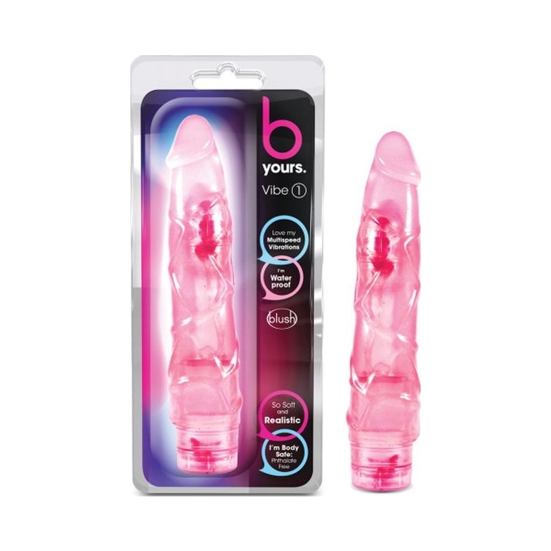 B Yours Vibe No.1 – 9" Realistic Vibrator, Twist-Dial Power