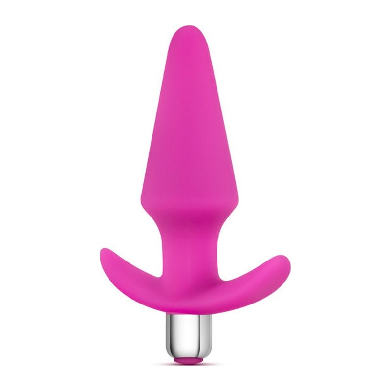 Luxe Discover Pink Butt Plug with Vibrating Bullet