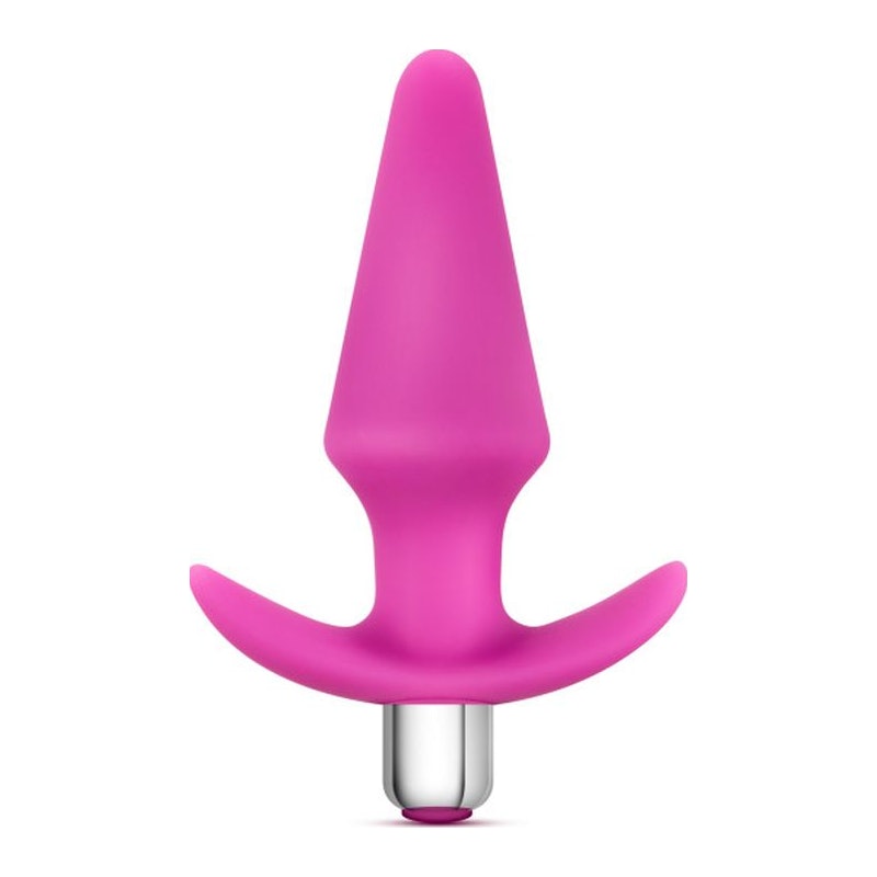 Luxe Discover Pink Butt Plug with Vibrating Bullet