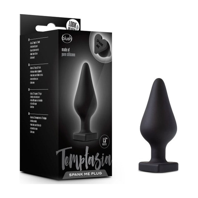 Temptasia Spank Me Butt Plug in Black