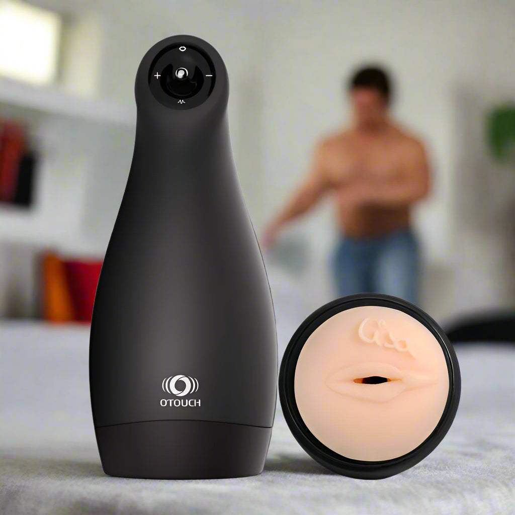Airturn 3 Suction and Vibrating Masturbator by OTouch