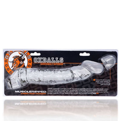 Muscle Ripped Cocksheath Clear OxBalls