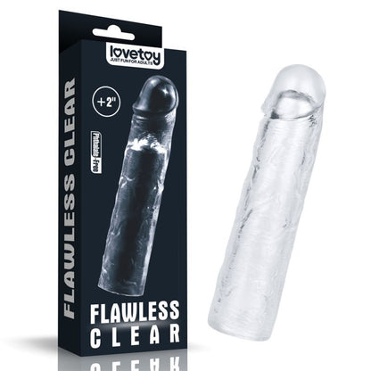 Clear Penis Extender Sleeve Plus 2inch