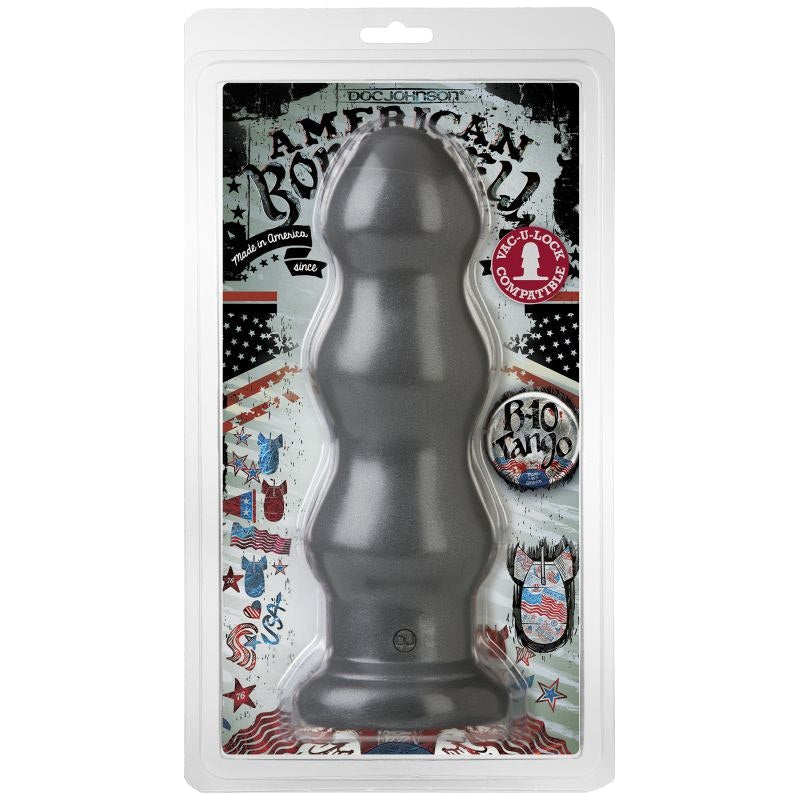 Tango B-10 Butt Plug 10 inch Dildo Gun Metal