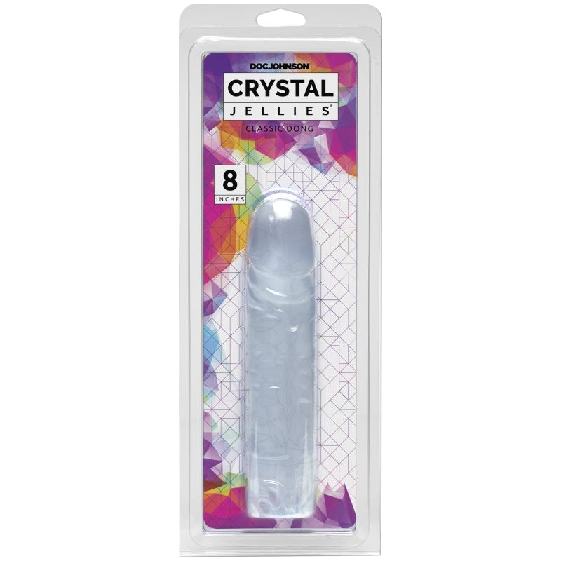 Crystal Jellies 8" Classic Dong - Classic, Satisfying Feel