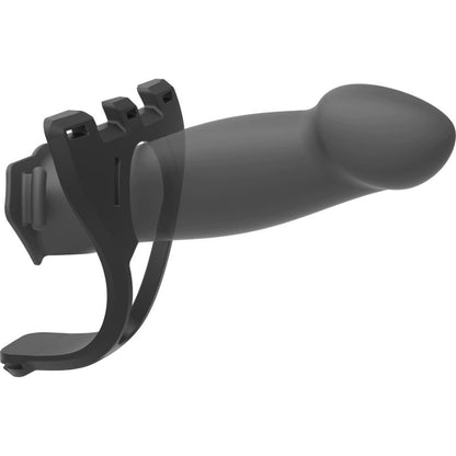 Be Bold 8in Large Dong 2 Pc Hollow Silicone Strap-On Set