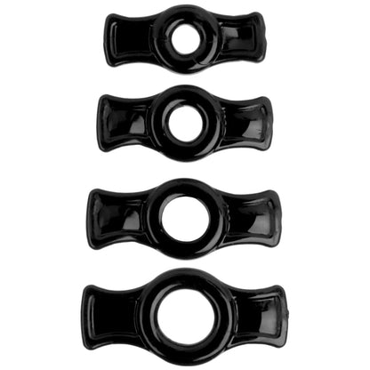 Cock Ring Set Black Black