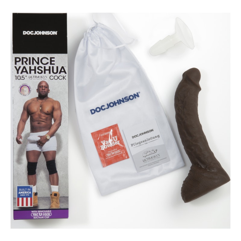 Prince Yahshua Vac-U-Lock Compatible Suction Cup Choc Brown