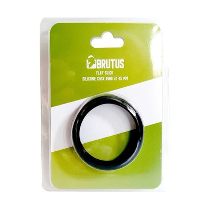 Brutus Flat Slick Cock Ring 45mm Black