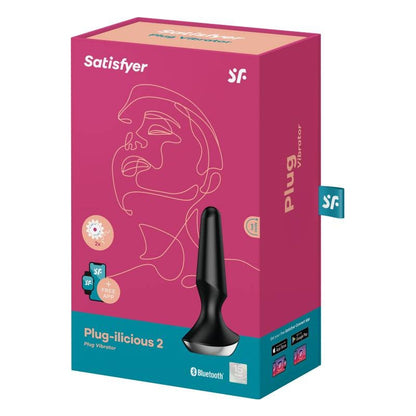 Satisfyer Butt Plug-ilicious 2 Vibrating App Control Black