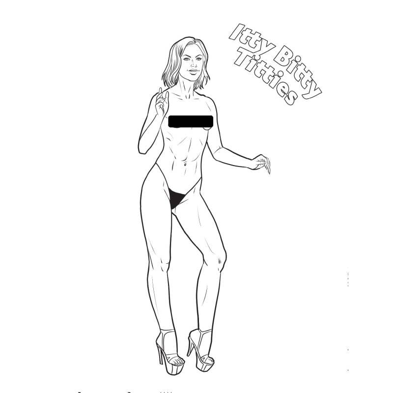 Boobs Boobs Boobs Adult Colouring Book