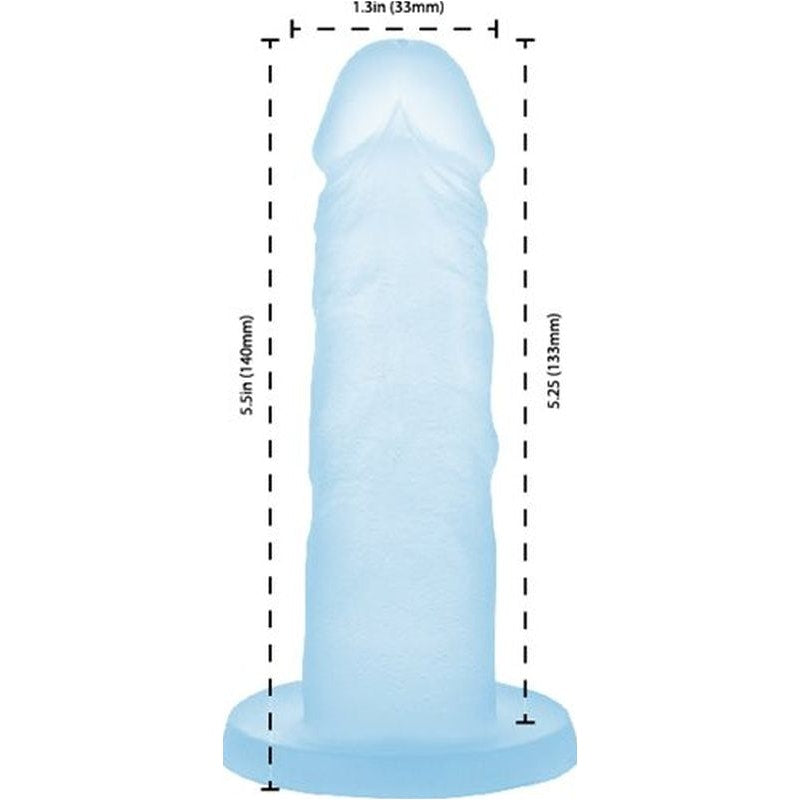 Cocktails Dildo Blue Lagoon 5.5in Blue