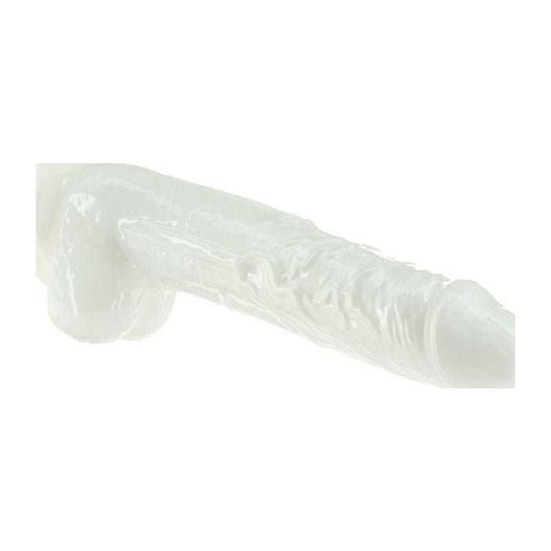 Pearl Dildo 8.5in Pearl White White