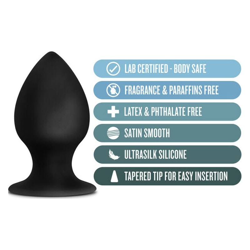 Large Anal Stout Butt Plug Anal Adventures Platinum Silicone