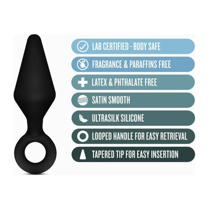 Loop Butt Plug Kit Anal Adventures Ultrasilk Silicone