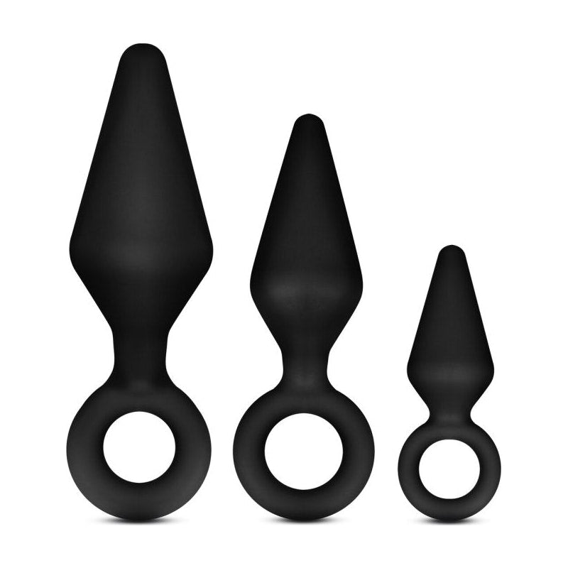 Loop Butt Plug Kit Anal Adventures Ultrasilk Silicone