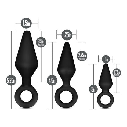 Loop Butt Plug Kit Anal Adventures Ultrasilk Silicone