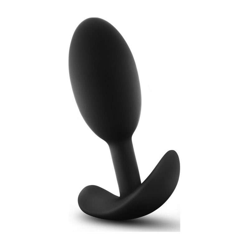 Vibra Medium Slim Butt Plug Anal Adventures Platinum Silicone