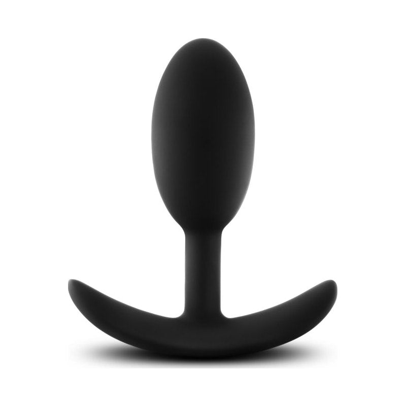 Vibra Medium Slim Butt Plug Anal Adventures Platinum Silicone