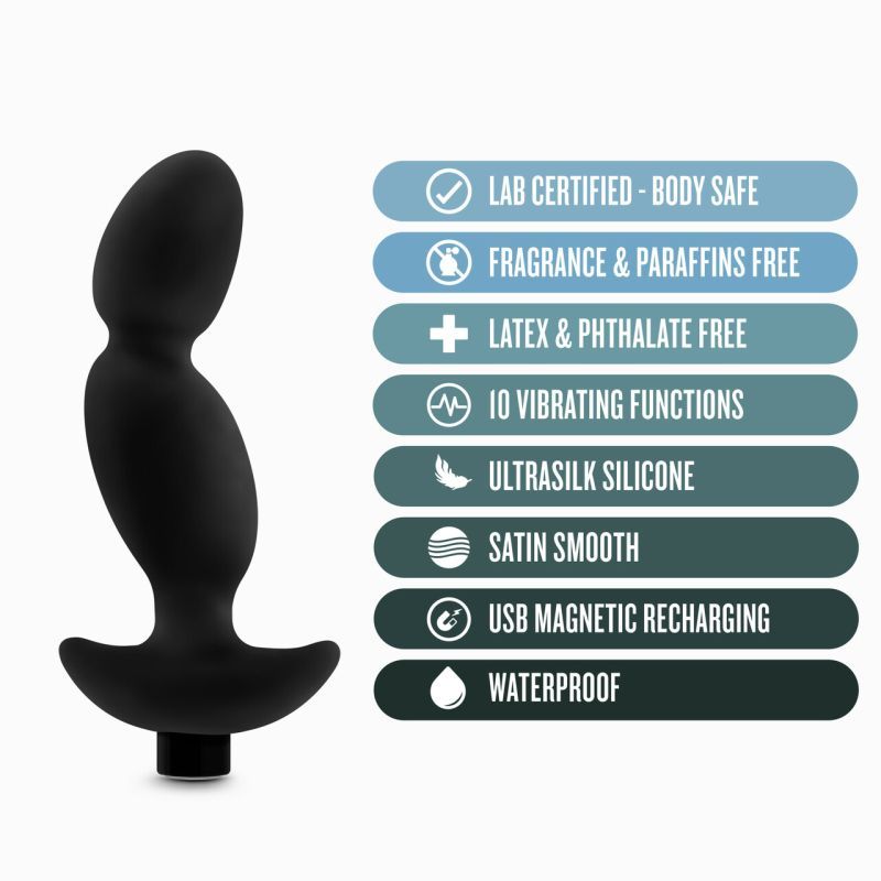 Anal Adventures Vibrating Silicone Prostate Massager 04