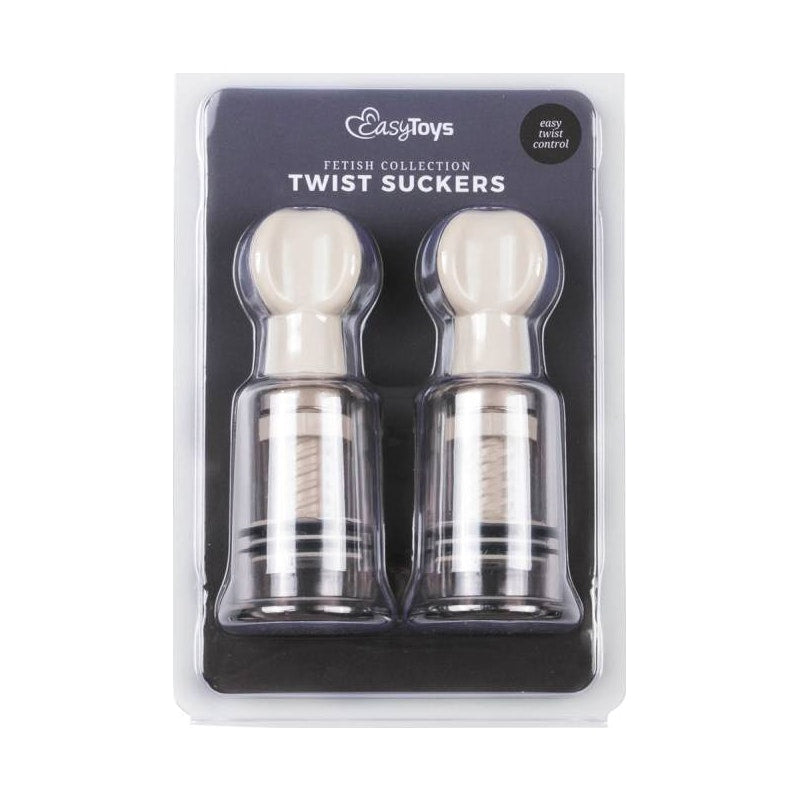 Nipple and Clit Suckers Small 2 Pc Clear