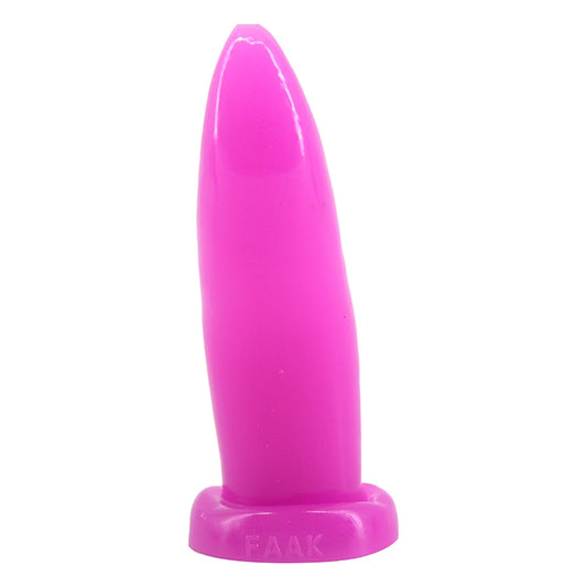 Tongue Shape Butt Plug 22cm Purple