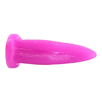 Tongue Shape Butt Plug 22cm Purple