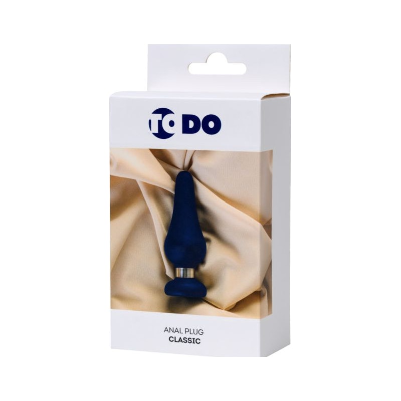 ToDo Large Butt Plug Classic Comfortable Blue