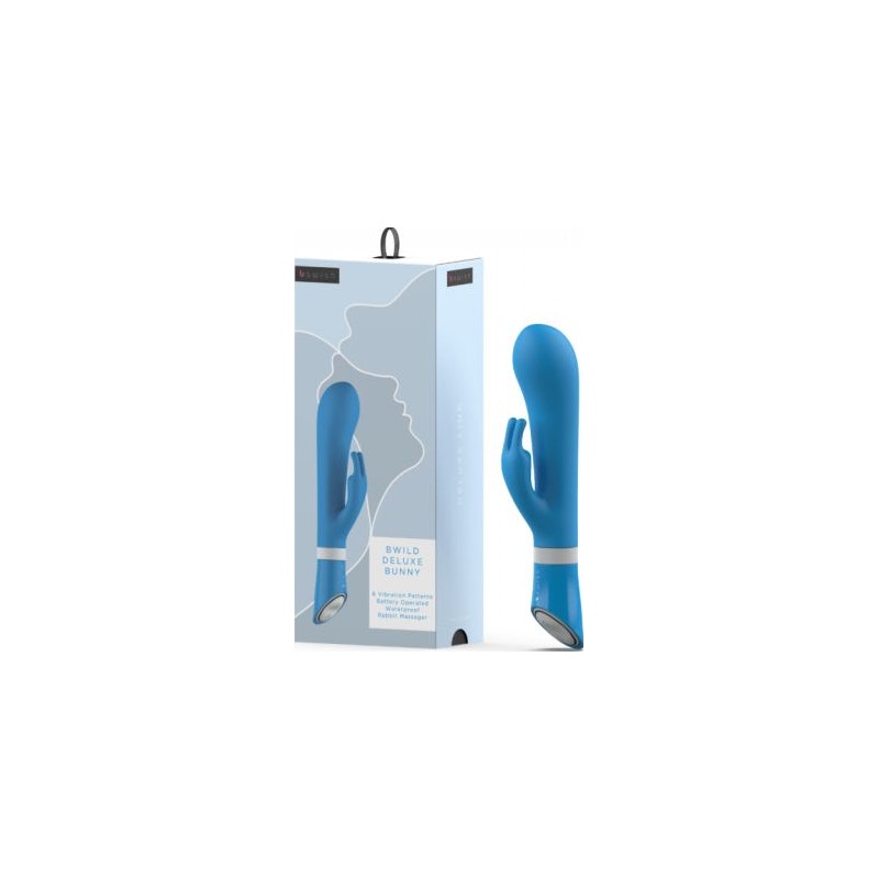 Bwild Bunny Deluxe Rabbit Vibrator Blue