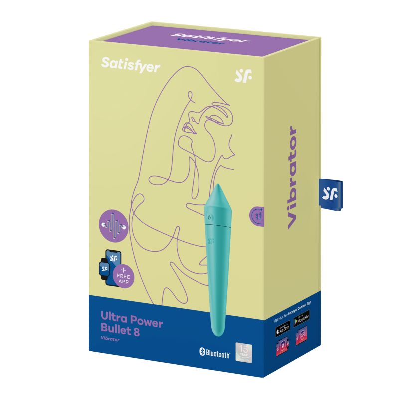 Satisfyer Ultra Power Bullet 8 Vibrator Turquoise