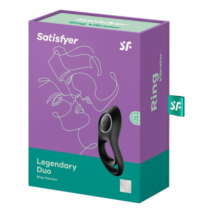 Satisfyer Legendary Duo Cockring Black