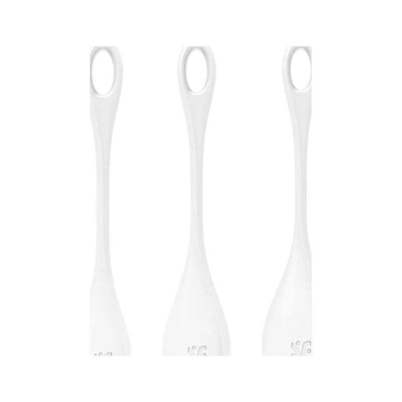 Satisfyer Yoni Power Balls 1 White 3 Pc Set White