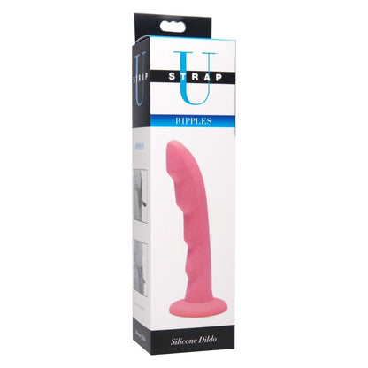 Ripples Silicone Dildo Pink