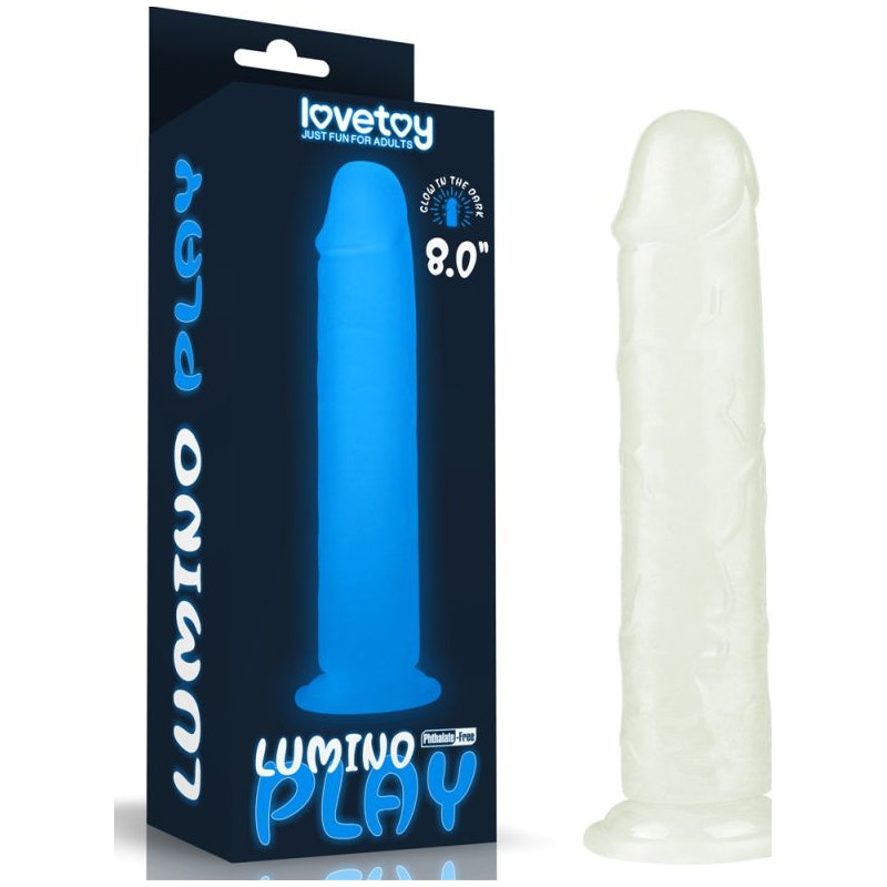 Lumino Play Dildo 8in Clear