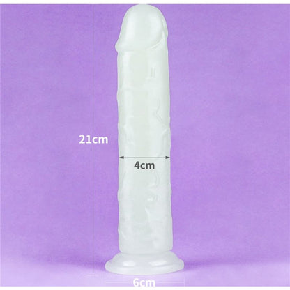 Lumino Play Dildo 8in Clear