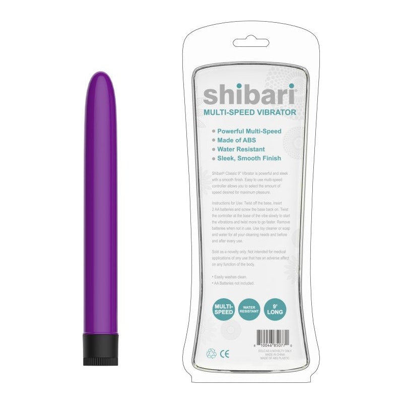 Shibari Multi-Speed Vibrator 9in Purple Purple