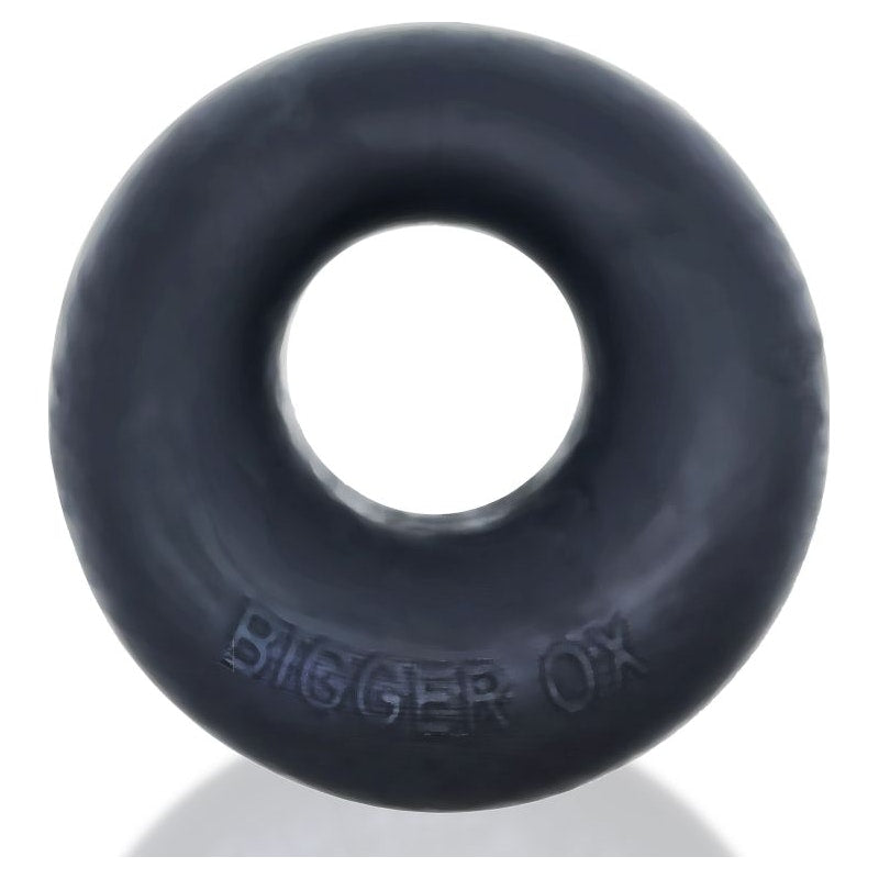 Bigger Ox Cockring Black Ice One Size Black