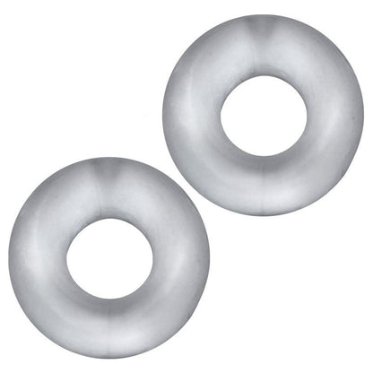 Stiffy 2 Pc Bulge Cockrings by HunkyJunk Ice Clear Ice One Size Clear