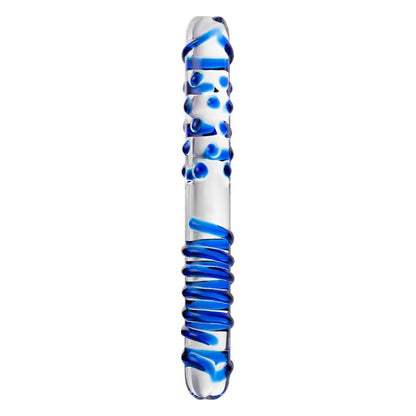 Sexus Glass Dildo Duo Dong 22cm Clear