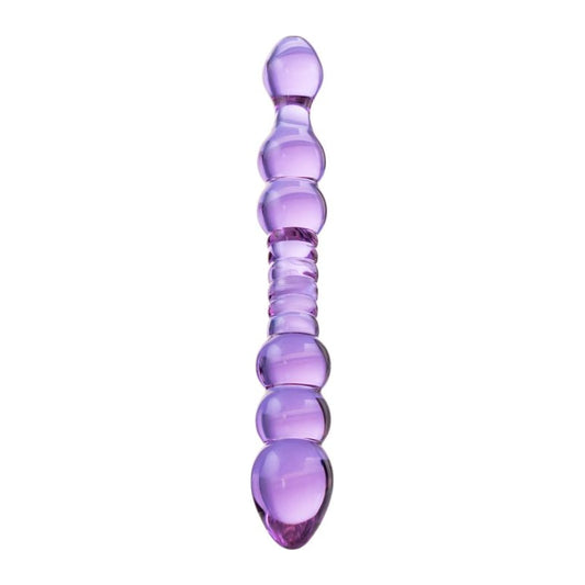 Sexus Glass Dildo Mauve 22.8cm Mauve