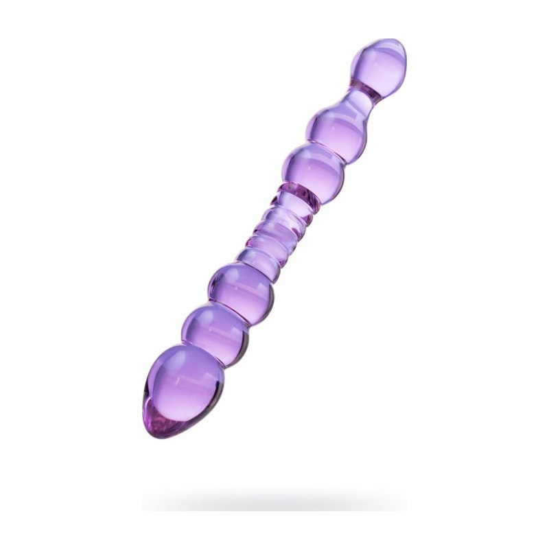 Sexus Glass Dildo Mauve 22.8cm Mauve