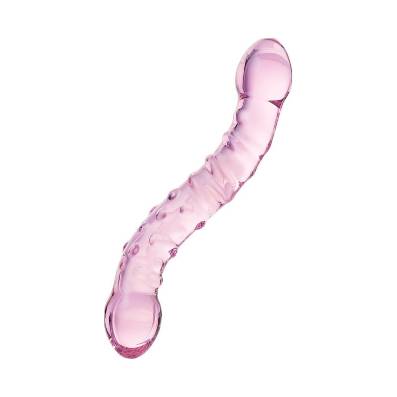 Sexus Glass Dildo Pink 19.5cm Pink