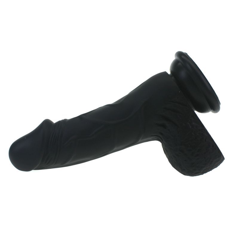 Pedro Thick Realistic Dildo with Balls - Black by X-MEN