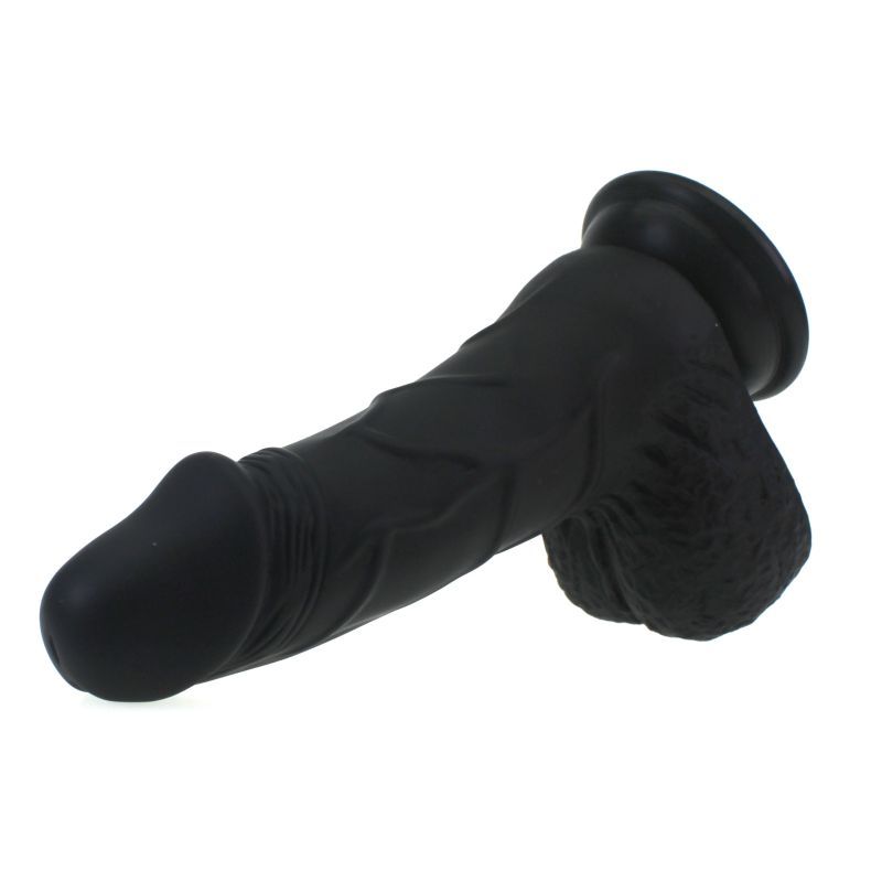 Pedro Thick Realistic Dildo with Balls - Black by X-MEN