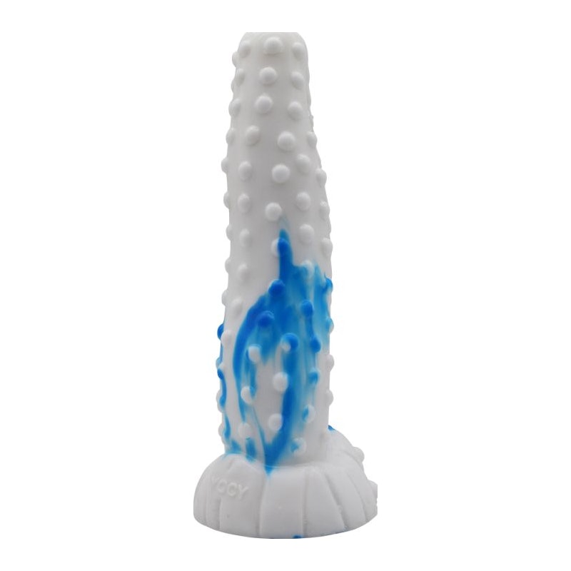 Tiger Dildo Blue/White Blue