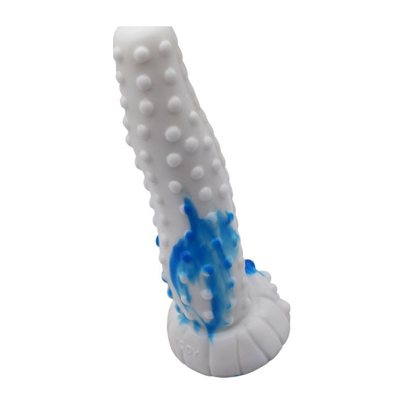 Tiger Dildo Blue/White Blue