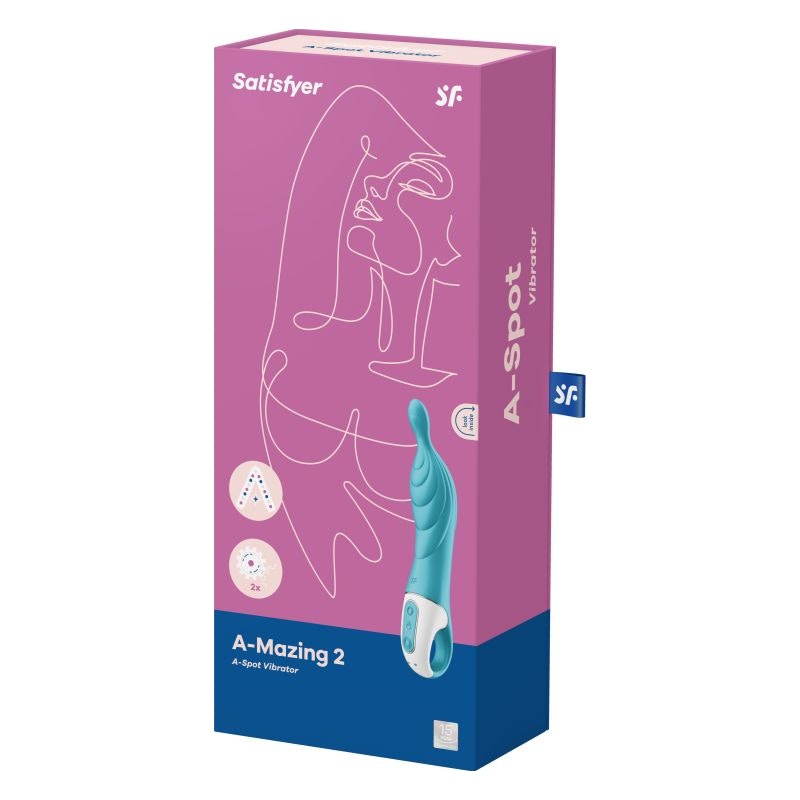 A-mazing 2 Vibrator A-spot Stimulation Satisfyer Turquoise