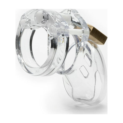 Cockcage CB-6000S Clear Short Chastity Cage – Secure Lock