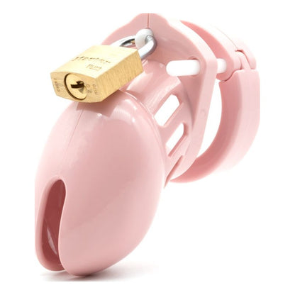 Cockcage CB-6000S Pink Short Chastity Cage – Secure Lock