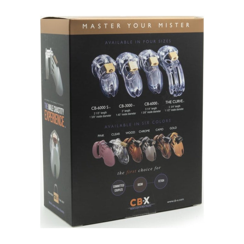 Cockcage CB-3000 Clear Chastity Cage – Secure Male Lock